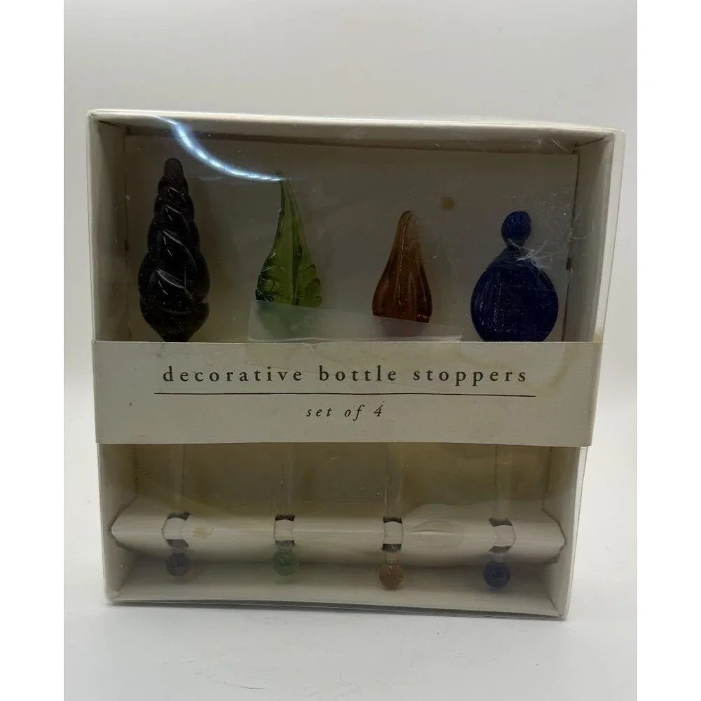 Pier 1 Imports Decorative Bottle Stoppers – Elegant Bar & Kitchen Décor